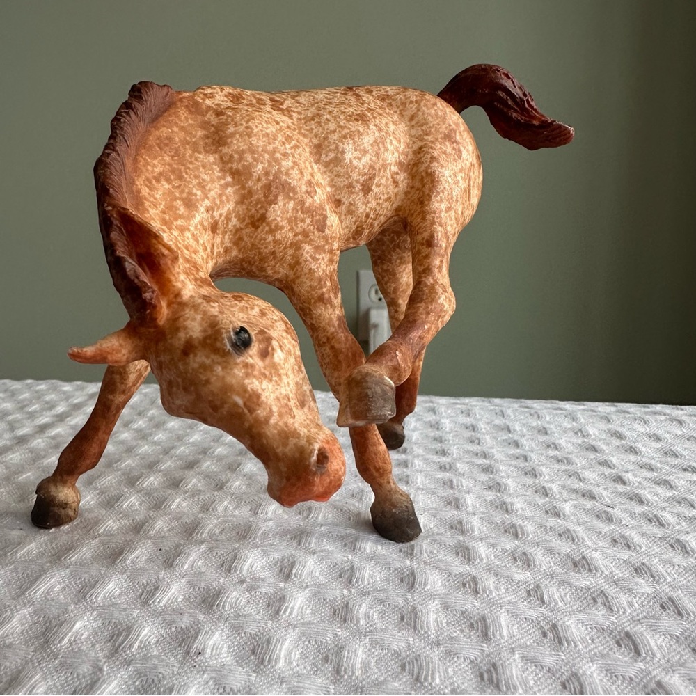 Vintage Breyer #170 Scratching Foal Red Roan Traditional Series